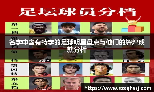 名字中含有特字的足球明星盘点与他们的辉煌成就分析